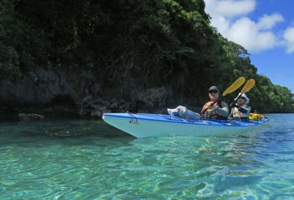 Kayaking in the South Pacific